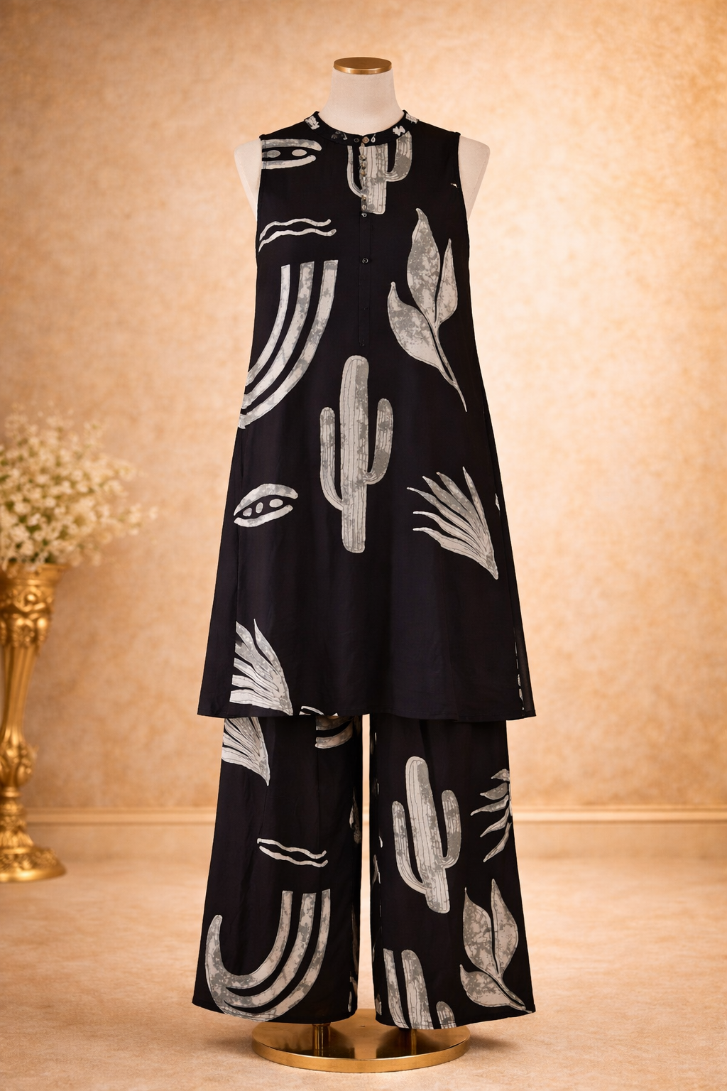 Long Russian Silk Coord