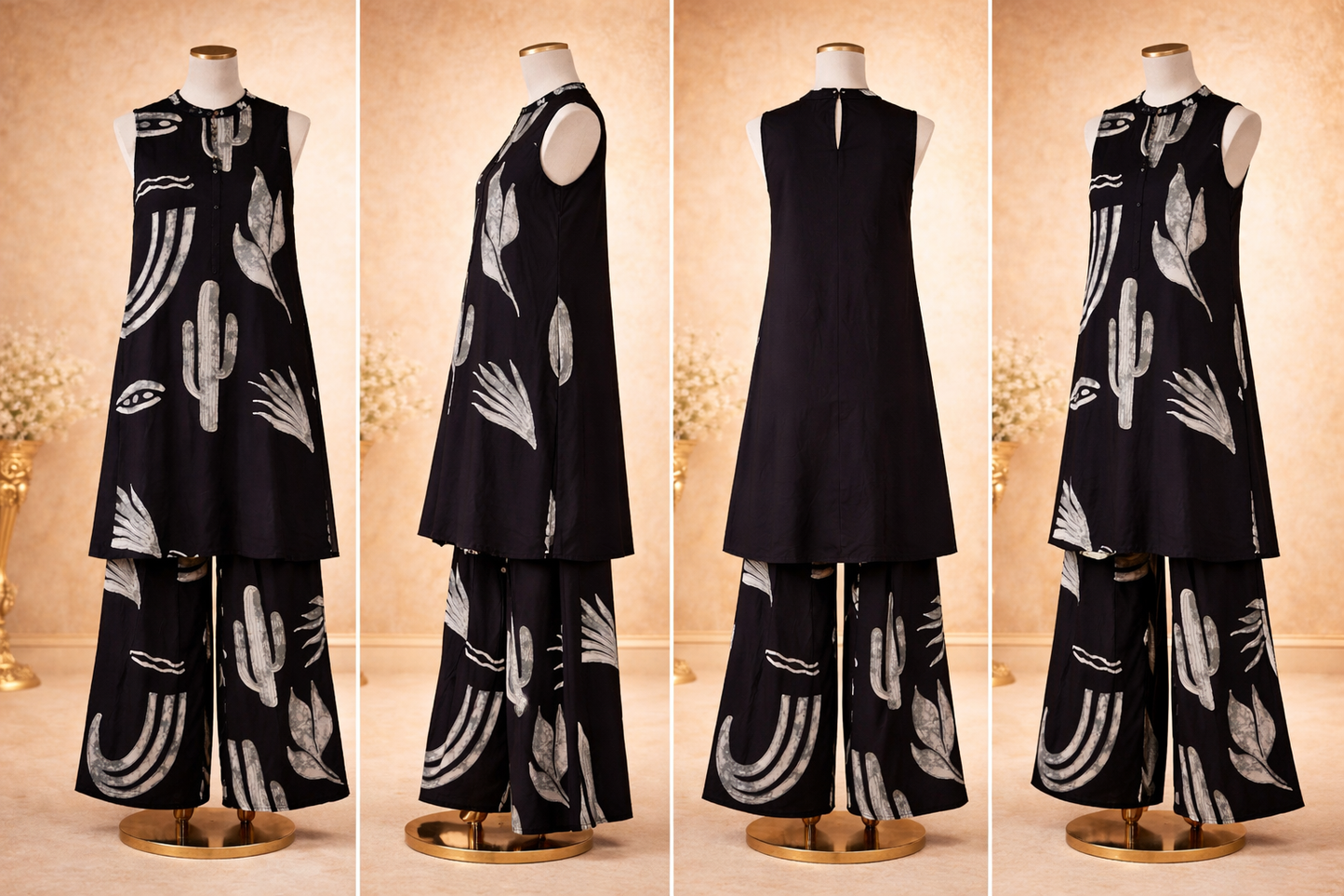 Long Russian Silk Coord